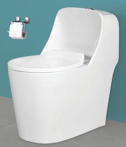Armario de baño de una pieza con dimensiones de 640x370x675 mm, con sifón en S de 225 mm y un increíble sistema de descarga. - Product Image 2