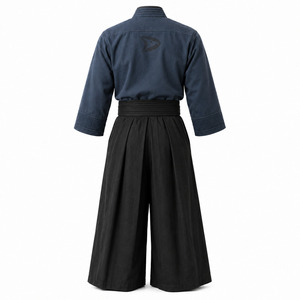 Dark Blue Unisex Karate Gi Uniform 100% Cotton Durable Regular Fit Adult Martial <b>Arts</b> Wear Quick Dry Breathable Lightweight - Product Image 3
