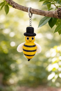 Adorno de Abeja de Fieltro y Lana Hecho a Mano, Juguete de Fieltro con Agujas, Regalo Sensorial Waldorf Montessori para Niños - Product Image 6