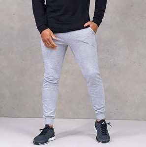 Pantalon de jogging formel pour homme en toile, taille élastique, avec poches, taille mi-haute, respirant, imperméable, coupe large - Product Image 1