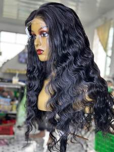 CDYHAIRVN Pelucas de Cabello Humano con Frente de Encaje Suizo Transparente HD de Onda Profunda, Cabello Humano Vietnamita Virgen, Precio al por Mayor - Product Image 2