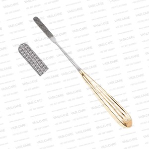 เครื่องมือผ่าตัดจมูกแบบปลายคู่ ทำจากทังสเตนคาร์ไบด์อย่างดี สำหรับการปรับรูปทรงกระดูกจมูก การผ่าตัดเสริมความงาม และศัลยกรรมหู คอ จมูก โดย Vaslcare - Product Image 2