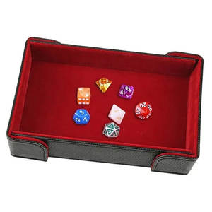 Bandeja Magnética Rectangular para Almacenamiento de Dados, Bandeja Plegable de Cuero con Imán para Dados - Product Image 1