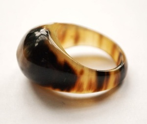 Anillo decorativo de cuerno natural pulido, anillo de cuerno de búfalo ecológico hecho a mano, el más demandado por f s i - Product Image 4