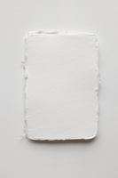 Papel de Algodón Hecho a Mano en Hojas A4 con Borde Natural, Papel de Primera Calidad para Invitaciones, Diarios y Cuadernos