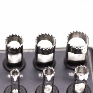 Ensemble de 8 trepans avec support Argent - Product Image 2