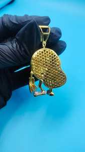 Colgante de Moissanita con Diseño de Globo y Bolsa de Dinero, Plata 925, Formas de Dibujos Animados Únicas, Bañado en Oro para Joyería Fina, Colgantes y Dijes - Product Image 4