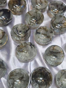 Natural Labradorite Reiki <b>Crystal</b> Bowl 50-55mm Carved Gemstone Stone for Altar Meditation Home Decor Wholesale Meditation Supply - Product Image 5