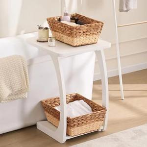 ชุดตะกร้าผักตบชวา 2 ใบ 2 สี ตะกร้าเก็บของทำมือ ขายส่ง เป็นมิตรกับสิ่งแวดล้อม ผลิตในเวียดนาม - Product Image 2