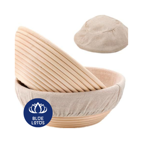 BEST SELLING Export Standard Rattan <b>Bread</b> Proofing <b>Basket</b> with Washable Linen Liner Baking Tools - Product Image 1