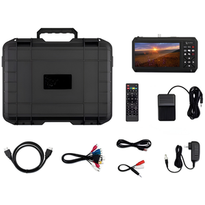 Boîtier de capture vidéo HD avec entrées HDMI, DVI, SDI, RCA/AV, VGA et YPbPr, enregistrement 1080P60, écran LCD 7 pouces, capture vidéo MP4 - Product Image 2