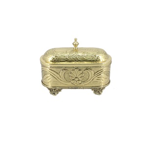 Exclusive Handmade Metal Dry Fruit Storage Canister with Contemporary Silver Finish and <b>Decorative</b> <b>Lid</b> Handle - Product Image 4