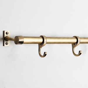 Antique Brass <b>Wall</b> Hook Heavy Duty Solid Brass Coat Clothes <b>Hanger</b> with Double Tiers Durable Towel <b>Hanger</b> for Bathroom Wardrobe - Product Image 5