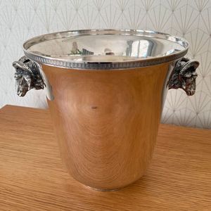 Seau à glace métallique de marque pour la restauration, le refroidissement des boissons, le service de champagne, de vin et de bière, restaurants, hôtels, bars, événements, fêtes - Product Image 5