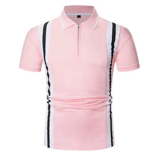 Polo homme en coton à col, t-shirt à manches courtes, respirant, décontracté, pour le bureau, quotidien, confortable, matière douce et en solde - Product Image 1