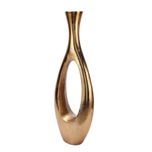 Vase à fleurs conique martelé en acier inoxydable, style industriel, fait main, écologique, décoration de table de mariage, haute qualité, abordable - Product Image 3