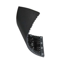 Module d'affichage LED flexible P1.86, panneau souple 240 x 120 mm, étanche IP65, luminosité 5500, publicité intérieure et extérieure créative