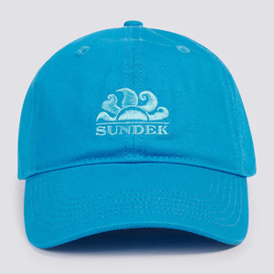 หมวกเบสบอลชายหาดสีน้ำเงินสดแบบมินิมอลพร้อมโลโก้ดวงอาทิตย์ คุณภาพพรีเมียม สำหรับผู้ใหญ่ สินค้าใหม่ รับผลิตตามแบบ - Product Image 1