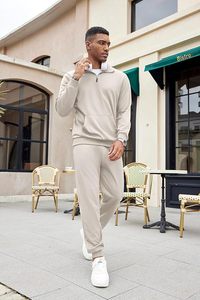 Men's Tracksuit 2 Piece Quarter Zip Sweatsuit <b>Sets</b> Casual Athletic Running Jogging Suits - Product Image 5