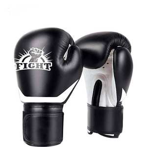 Guantes de Boxeo Profesionales de Buena Calidad con Logotipo Personalizado, Material de Cuero, Transpirables, que Absorben la Humedad, Cierre de Gancho y Bucle, Unisex - Product Image 5