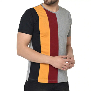 เสื้อยืดผู้ชายขายดี สีพื้น ผ้าฝ้ายทอ 100% ทรงหลวม พิมพ์ลาย ระบายอากาศได้ดี ปรับแต่งได้ รุ่นใหม่ - Product Image 1