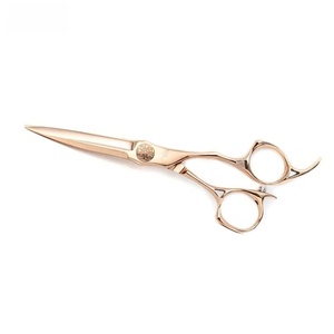 Ciseaux à cheveux Ryzer Studio en acier inoxydable pour droitiers, à pointe affûtée, manche long, en plastique, non pliables, pour usage en salon - Product Image 5