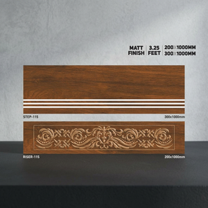 Vistaar Matt Finish 100X30บันได,บันไดเคลือบเงาขั้นบันไดกระเบื้องจมูกทำจากเซรามิกเคลือบด้านกระเบื้อง Vitrified 30x120cm - Product Image 3