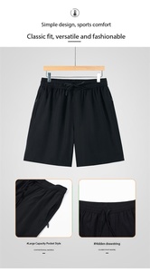 OEM Mens Ice Silk Athletic Shorts Breathable Quick Dry Running Training Fitness Casual Five <b>Point</b> Mens Sports Plus Size Shorts - Product Image 5