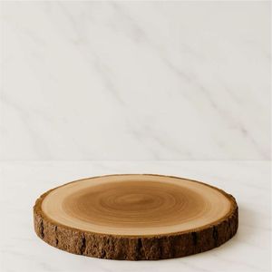 Handmade Natural Mango <b>Wood</b> Coaster Rustic Bark Edge Round Drink Pad For Coffee Table Kitchenware Wholesale Hospitality Supply - Product Image 1