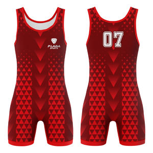 Ropa deportiva de lucha libre, conjunto de competición Plada Sports, proveedor de uniformes deportivos de lucha libre, equipo de fitness para lucha libre - Product Image 1