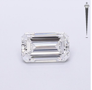 Diamante Cultivado en Laboratorio con Certificación IGI, Corte Esmeralda de 0.98 CT, Color D, Claridad VVS2, CVD LG 774620993, ROYAL GEMS, para Joyería - Product Image 3