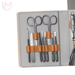 New Arrival 16 PCS White Travel Manicure Set Stainless Steel Cuticle Nail Clipper & <b>Gift</b> <b>Box</b> Luxurious Personal Care - Product Image 3