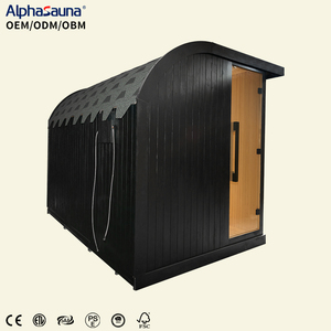 ساونا خارجية لعام 2025 تتسع لـ 4-5 أشخاص مع دش، غرفة بخار خارجية عالية التقييم - Product Image 2