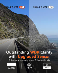 Caméra de tableau de bord WiFi M310 3K 1600P pour voiture, enregistreur de conduite grand angle sans fil, caméra 360 degrés, DVR de voiture, Dashcam - Vente Flash - Product Image 3