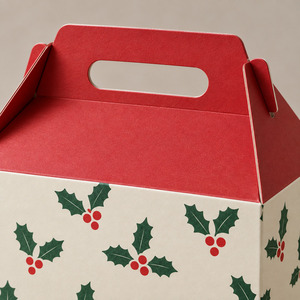 <b>Christmas</b> Paper Gift <b>Box</b> Handle Paper Bag Holiday Packaging Party Favor <b>Box</b> - Product Image 3