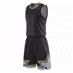 Fournisseur en gros Nouveau design Ensemble short et maillot de basketball réversible Uniforme de basketball personnalisé Respirant - Product Image 5