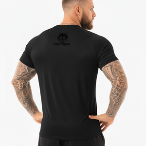 Camiseta Deportiva de Secado Rápido para Hombre, 100% Poliéster/Spandex, Logotipo Frontal, Transpirable, 180g, para Verano, Corte Ajustado, Meeroos Industries - Product Image 2