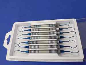 Instrumentos de Limpieza Dental, Instrumentos Dentales Profesionales, Juego de Curetas Gracey de 7 Piezas, Agarre Ergonómico Manual, Certificado CE - Product Image 5