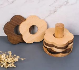 Restaurants Supplies Reusable Wooden <b>Coaster</b> And Placemat Boards <b>For</b> Display <b>Drinks</b> - Product Image 4