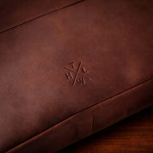 Genuine Leather Brown Large Capacity Laptop <b>Bag</b> Briefcase Crossbody <b>Computer</b> Handheld Business Travel <b>Bag</b> - Product Image 6