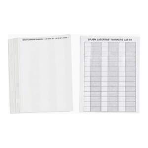 Étiquettes pour imprimante laser Brady LaserTab en polyester transparent, finition mate, adhésif PET pour l'identification en laboratoire - Product Image 3