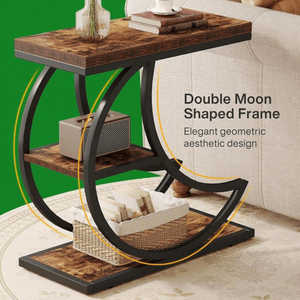 Tavolino Consolle in Rattan Naturale, Robusto e dal Design Unico - Product Image 3
