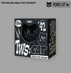 อัลบั้มมินิชุดที่ 5 ของ TWS [NO TRAGEDY] รุ่น ROMEO CAT แผ่นซีดีเพลงป๊อปเกาหลี (พลาสติก/กระดาษ ภาษาเกาหลี ทุกวัย) รุ่น BW-154 - Product Image 1