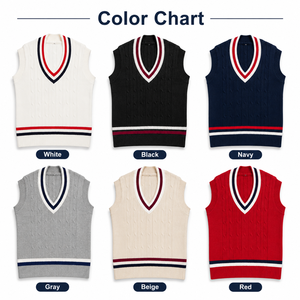 <b>Cricket</b> <b>Jumper</b> Wholesale V-Neck Sweater | OEM Team Custom Logo Supplier | Lightweight Durable 100% Polyester - Product Image 6