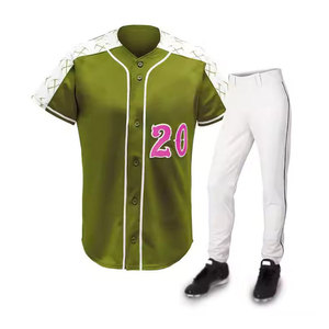 Uniforme de Béisbol de Estilo Moderno, Diseño de Logotipo Personalizado, 100% Poliéster, Transpirable, Ligero, de Alta Calidad, Servicio OEM de ERIT SPORTS - Product Image 1