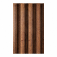 Panneaux Tambour en Bois Massif au Design Classique Moderne, Surface 3D, Utilisation Intérieure/Extérieure, Isolation Phonique, Étanche, pour Entrepôt et Salle à Manger