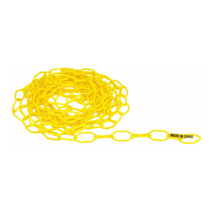 20 Ft BradyCone Lock-In Plastic <b>Safety</b> <b>Chain</b> for Indoor and Outdoor Zones - Product Image 1