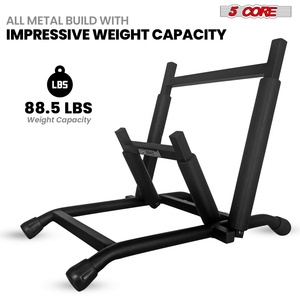 Robuster Metall-Gitarrenverstärkerständer mit 5 Stützen, Schwarz, Verstellbar, Flaches Profil, Zusammenklappbar mit Schaumstoffabdeckung - Product Image 3