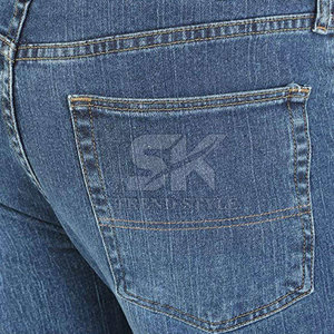 Pantalones vaqueros al por mayor con MOQ bajo para hombre, pantalones vaqueros de diseño personalizado de última moda para venta en línea - Product Image 4