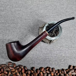 Pipa de Tabaco Moderna Hecha a Mano de Madera Natural con Acabado Ecológico, Modelo Clásico Tipo Libre, Regalo, TB-HDSP-WTSP-015 - Product Image 1